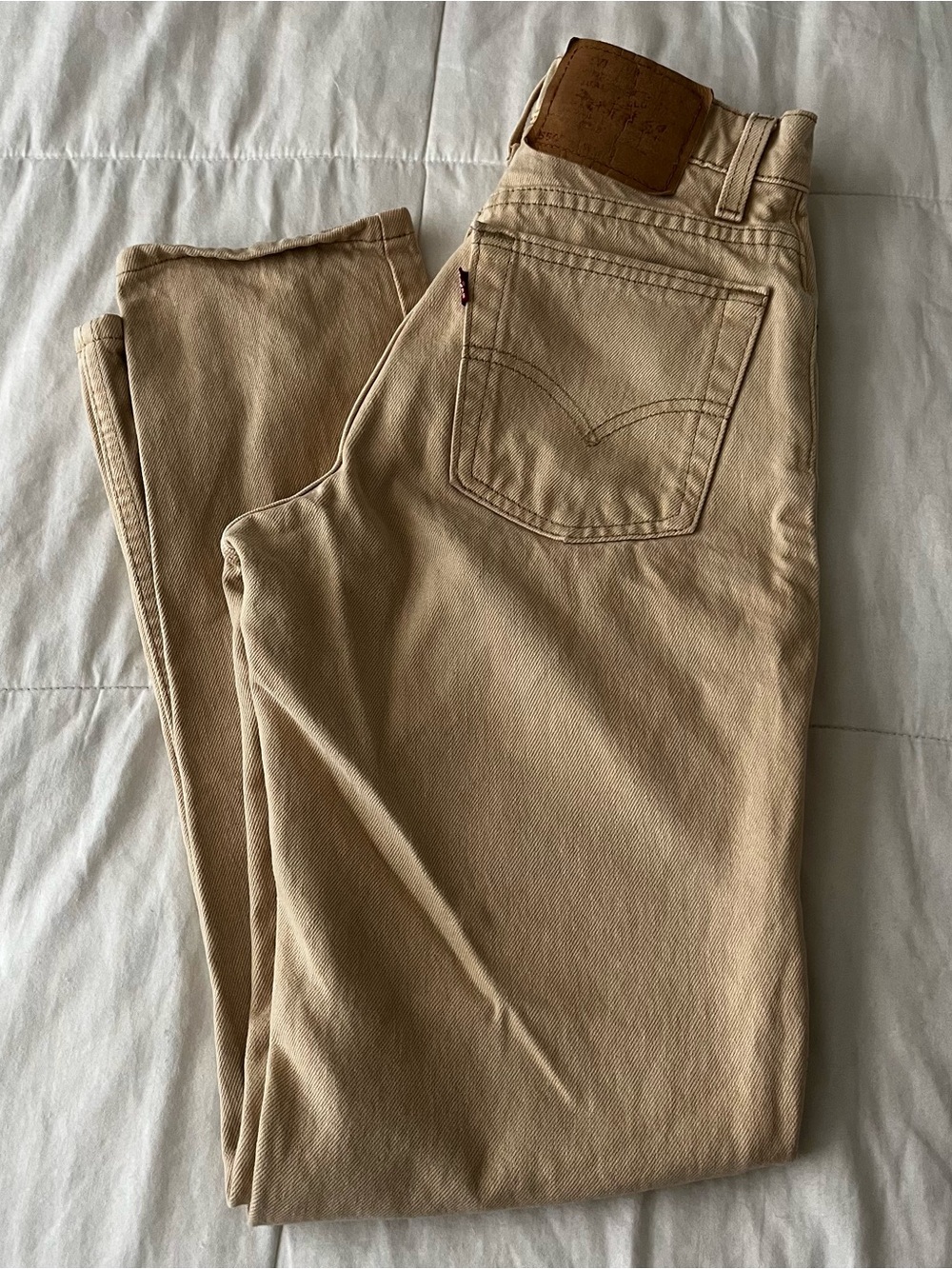 Levi's Relaxed fit Tapered leg Jeans in Light Tan